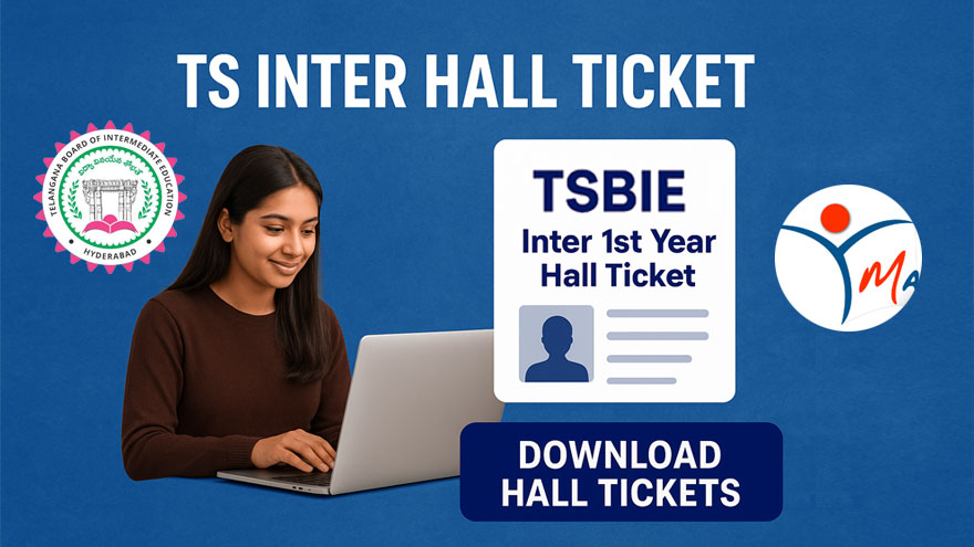 TG Inter 1st Year Hall Ticket 2026: Download TSBIE Telangana Intermediate I Yr Hall Ticket at manabadi.com